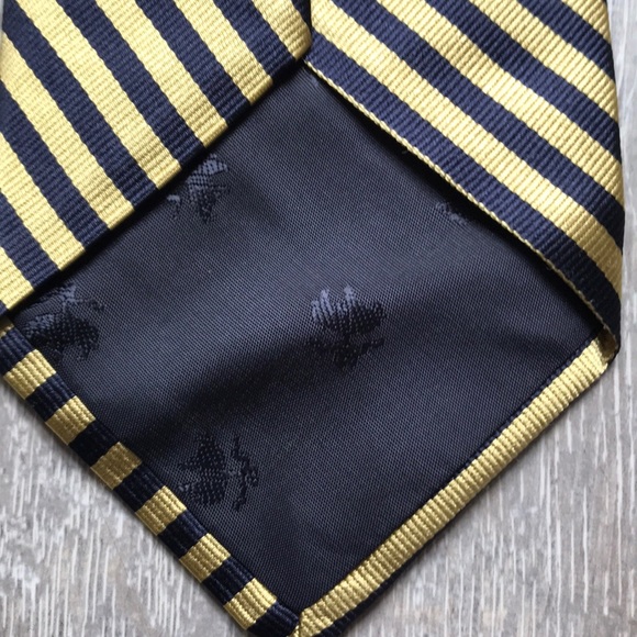 Gold and black stripe brooks brothers 346 tie - Picture 4 of 4